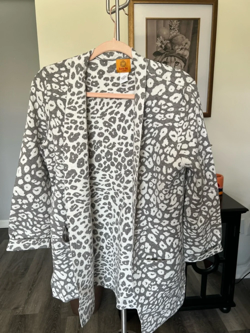 Ruby Rd. Leopard-Print Sweater - Picture 8 of 11